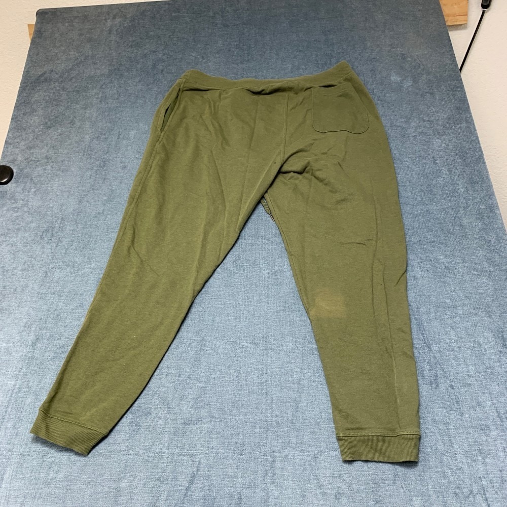 Weatherproof Vintage Jogger Pants Men 37 Olive Green Tapered Leg Running Outdoor